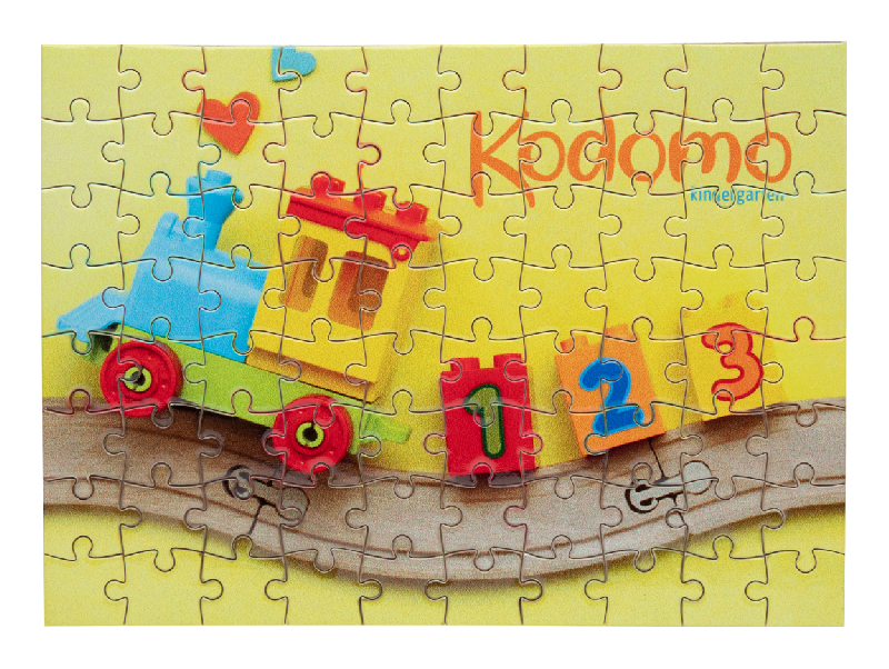 Puzzle 80 pièces - marquage en sublimation - couleur blanche - minimum 50 pcs_0