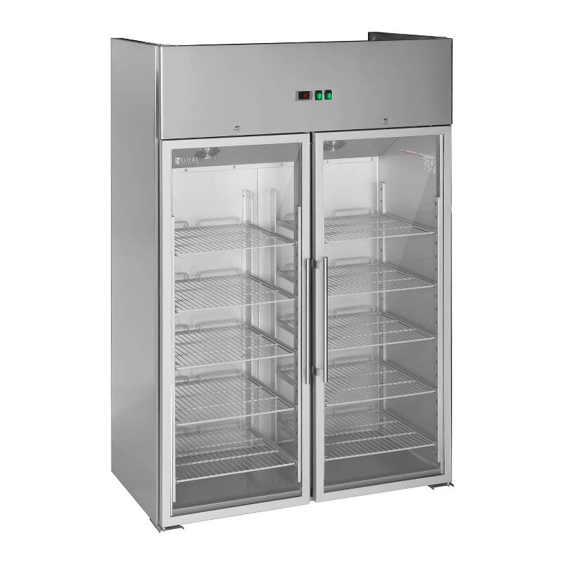 RÉFRIGÉRATEUR GASTRONOMIQUE AVEC DEUX PORTES VITRÉES FRIGO PROFESSIONNEL - 984 LITRES 14_0005330_0