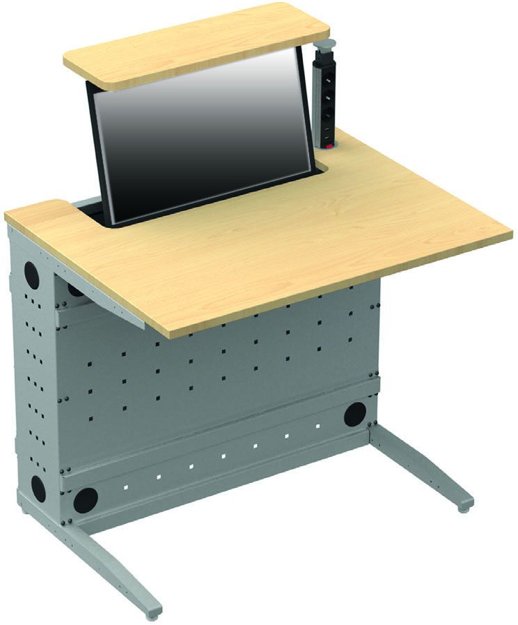 Table multimedia ecran escamotable - plug-in_0