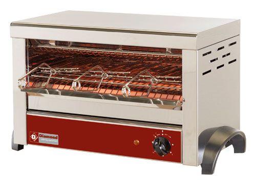Toaster 3 pinces au quartz - Diamond - 485x255xh240 mm - 1,8 kW - 230V_0