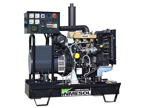 Groupe électrogène industriel INMESOL AK-011 - 10kVA PRP / 11kVA LTP - moteur diesel KOHLER - triphasé 400/230V_0