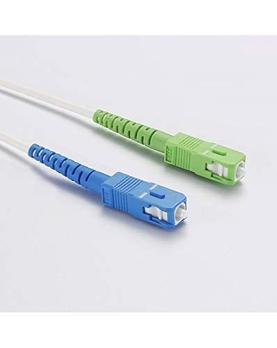 D2 Diffusion - Câble fibre optique blanc pour box Free - 10m_0