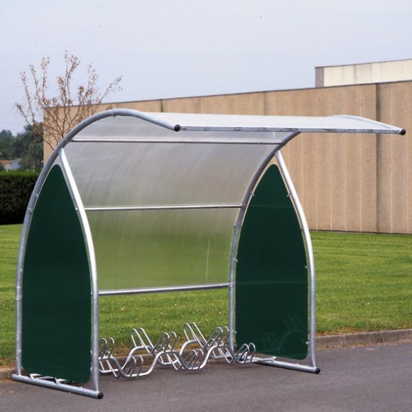 Abri à vélos extensible - 6 vélos, motos, scooters - Éléments de départ - Compatible Alvéole+ - Marque Rolléco_0