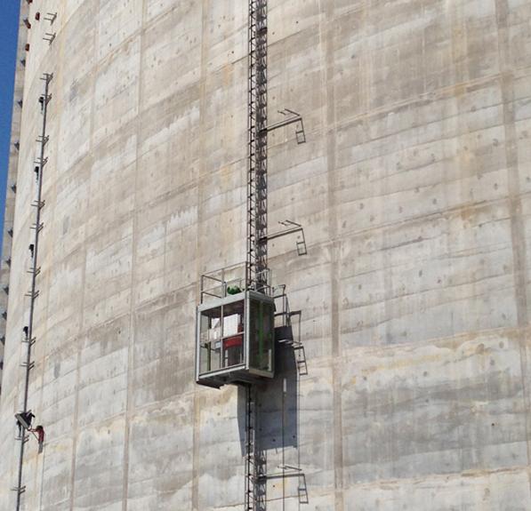 Ascenseurs de chantier série XML mono-mât - cabine dissociable et version démontable disponible_0