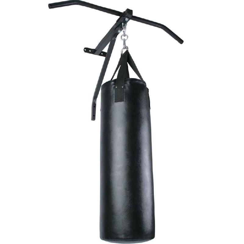 Support boxe avec sac de frappe et poire sport fitness musculation