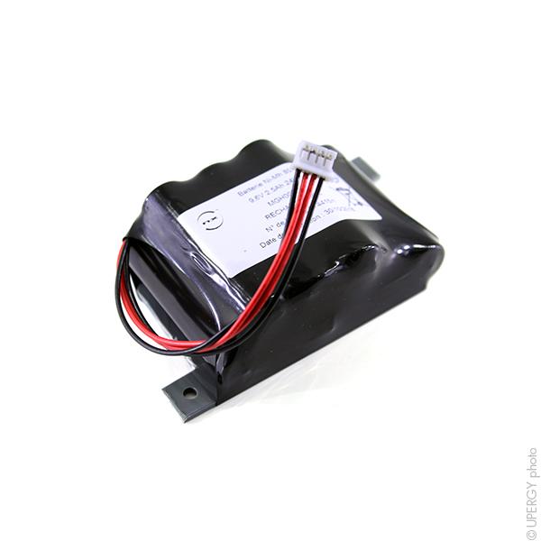 Batterie industrielle NiMH 8x AA 8S1P ST7 - 9.6V 2.5Ah - Connecteur JST - Marque NX_0