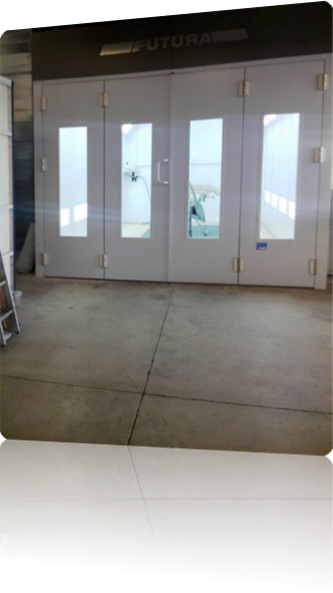 Cabines de peinture de luxe - dimensions personnalisables - éclairage avancé - surpression équilibrée_0