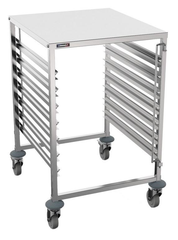 Chariot à glissières 7 x GN 2/1 - 590x670x950 mm - Réf. CCG721_0
