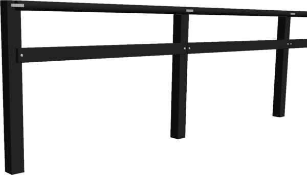 Clôture bois et béton