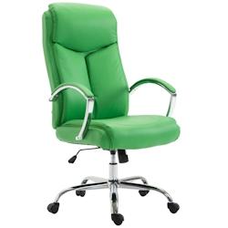 CLP Fauteuil de bureau XL Vaud similicuir Vert - vert polyester 192390234_0