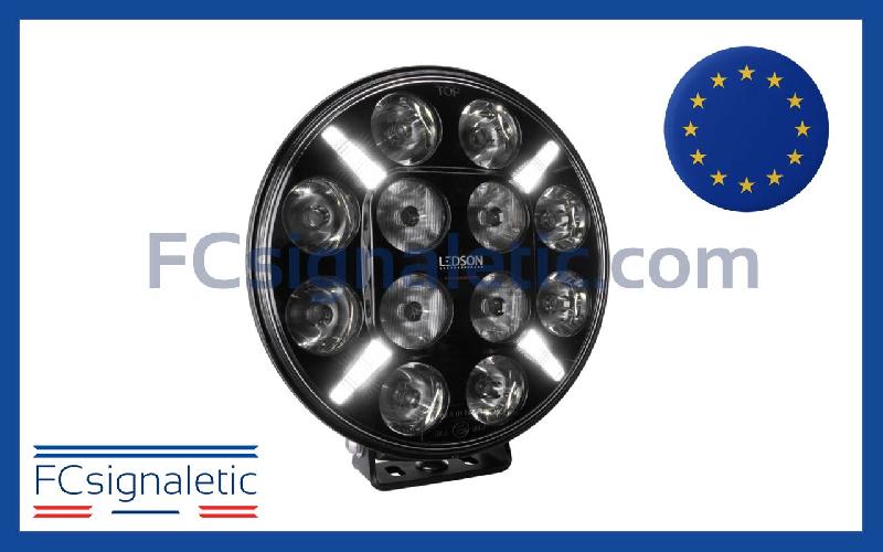Feu LED longue portée Pollux9+ Gen3 faisceau route 120W LEDSON 33491236_0