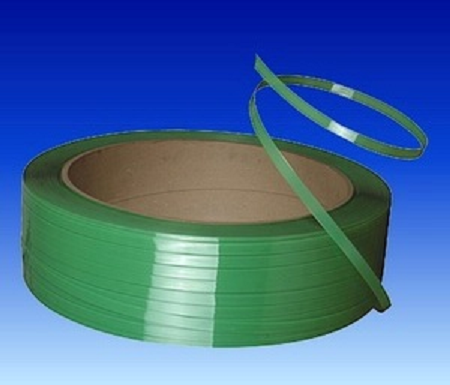 Feuillard de cerclage PET - largeur 9 à 19 mm - épaisseur 0,5 à 1,10 mm - solide et inoxydable_0