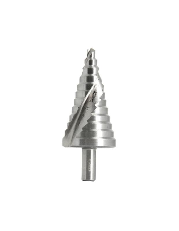 FRAISE ÉTAGÉE À GOUJURE HÉLICOÏDALE HSS 4 À 12MM - HANGER - 153412