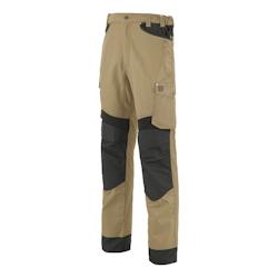 Lafont - Pantalon de travail avec poches volantes ROTOR Beige / Noir Taille 52 - 52 beige 3609705783019_0