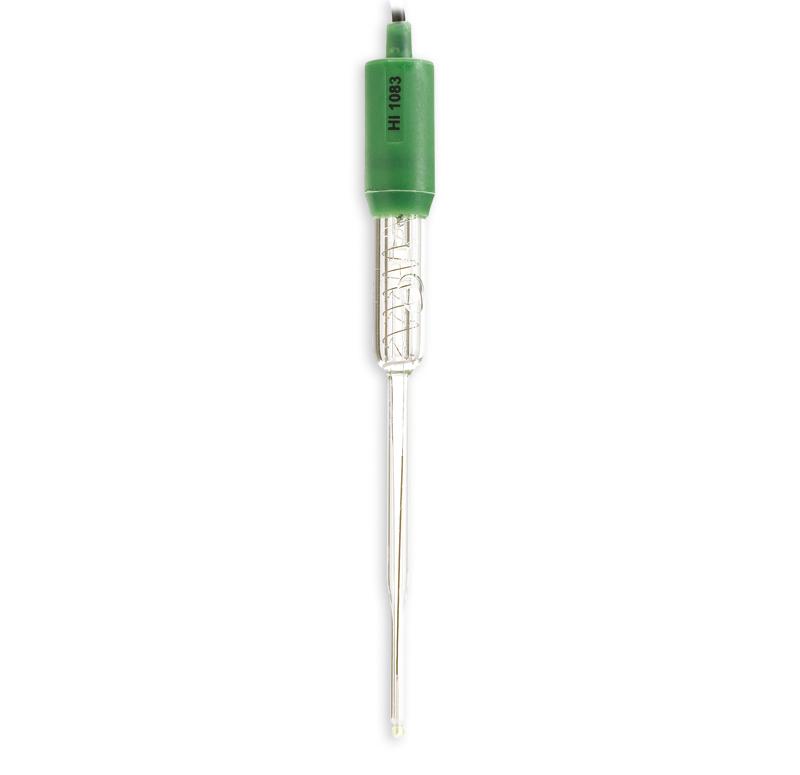 Micro-électrode pH combinée - échantillons de -100 µL - corps en verre - connecteur BNC - câble 1 m_0