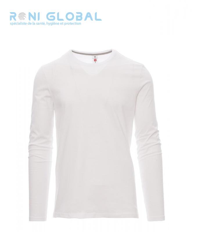 T-shirt de travail mixte manches longues en coton - PINETA PAYPER - Réf : pay-000893-0033_0