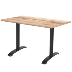 Restootab - Table 160x80cm - modèle Bazila tanin naturel - marron TB-BZ2RC-16080M-TAN.NAT_0
