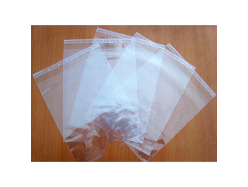 Sachet cristal en polypropylène avec rabat adhésif - 160x220 mm - 40µ - Référence PR0567_0