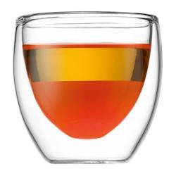 Set de 2 verres 8 cl double parois -  Transparent  Verre Bodum - transparent verre 0727015530291_0