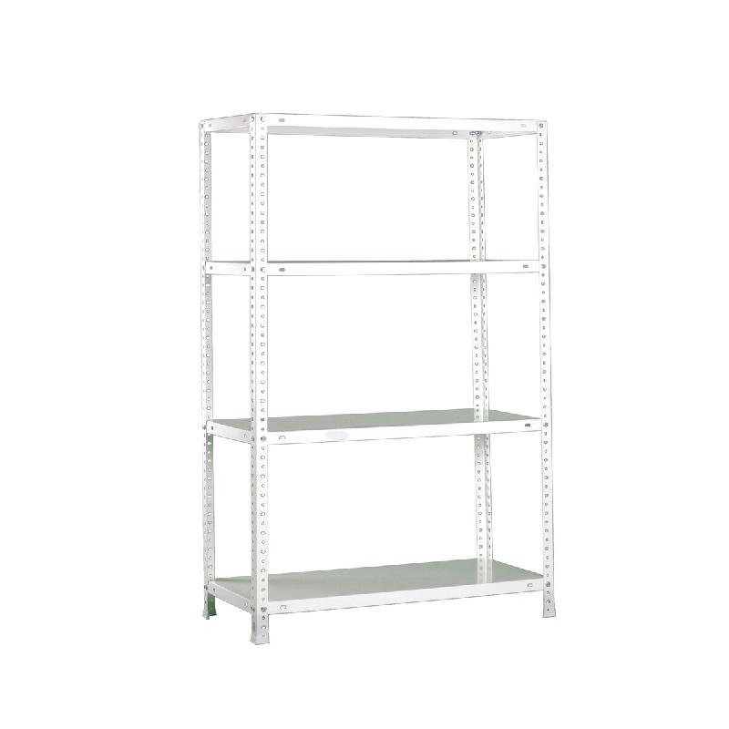 SimonRack Étagère métallique avec vis 1500x1000x400 mm, 4 niveaux, point de flexion 100 kg, Blanc - Comfort - métal 8425437130205_0
