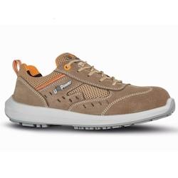 U-Power - Chaussures de sécurité basses sans métal VENTO - Environnements secs et chauds - S1P SRC Marron Taille 45 - 45 marron matière synthétiq_0