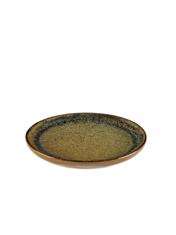 ASSIETTE PLATE ROND INDI GREY GRÈS Ø 16 CM SURFACE SERAX