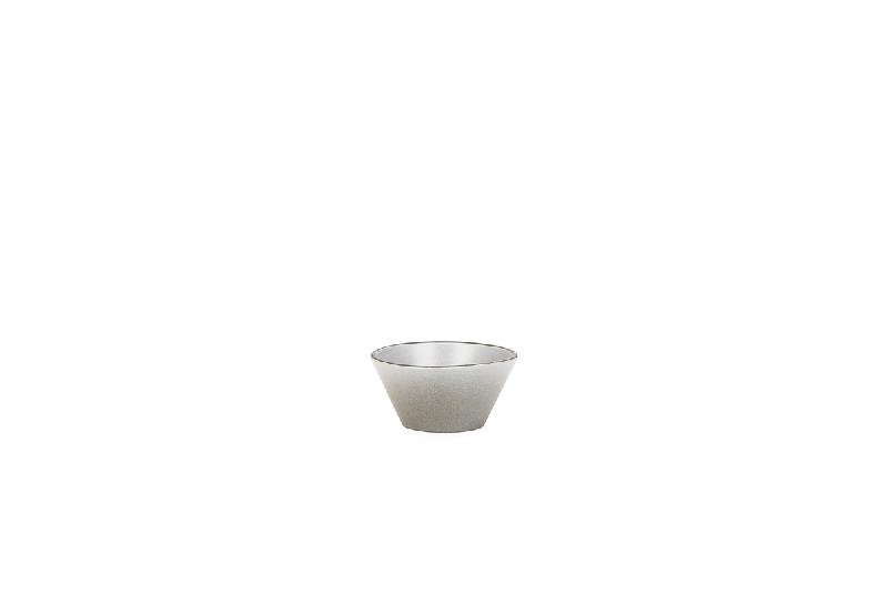 BOL CONIQUE GRIS STRATUS PORCELAINE Ø 8,2 CM EQUINOXE REVOL