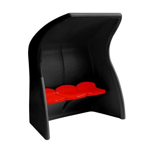 ABRI DE TOUCHE MONOBLOC NOIR - ASSISE INDIVIDUELLE