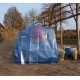 Bâche de protection de chantier stabilisée aux U.V - 220 gr/m² 4x8 - idéale pour couvreurs et travaux en extérieur_0