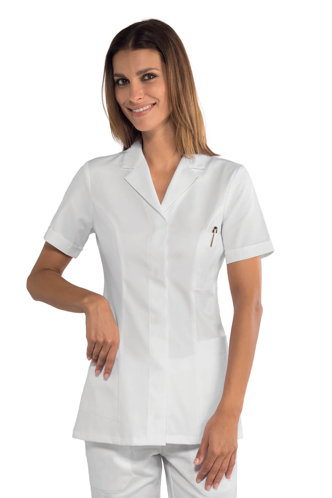 BLOUSE PHARMACIE MANCHES COURTES