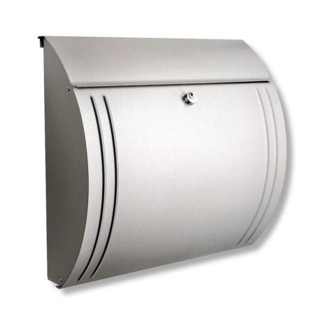 Boîte aux lettres en acier inoxydable Modena 3857 NI - Design élégant et normes EN 13724_0