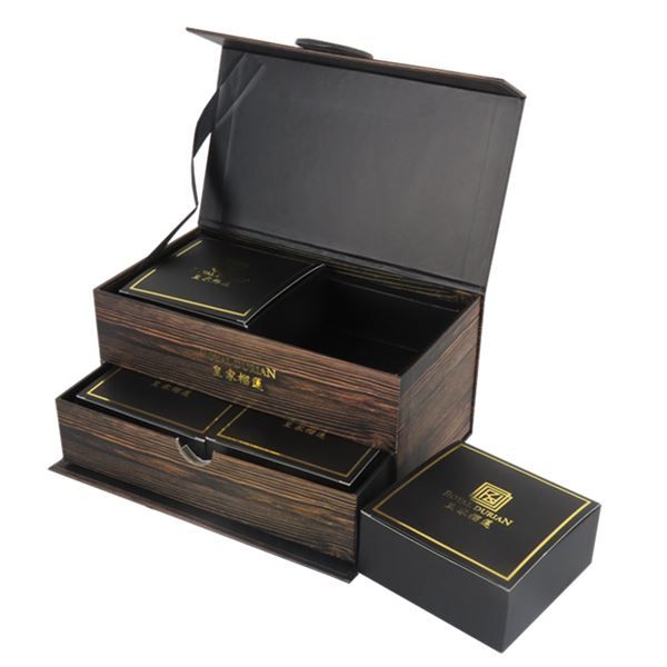 Boîte cadeau de gâteau de lune de durian en carton imprimé de luxe 2 couches - 230x100x120mm - AM Packaging Company Limited_0