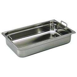 Bourgeat Bac gastro inox GN 1/1 H.10 cm plein à anses fixes Bourgeat - 741110 - plastique 741110_0