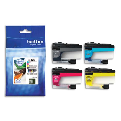 Brother pack de 4 cartouches jet d'encre couleur lc426val_0