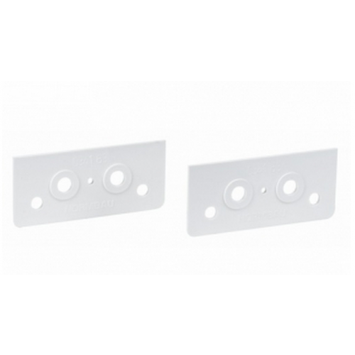 CALES POUR PAUMELLES NYLON TB78 ET TB82-ÉPAISSEUR 3MM-BLANC NORMBAU