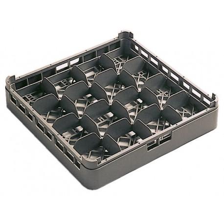 Casier à verres et tasses - 16 tasses inclinées - Hauteur utile 145 mm - Réf : 52674_0