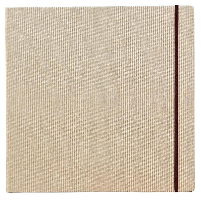 Clairefontaine Carnet de voyage Goldline de 30 feuilles de papier dessin à grain, 180 g/m², A4 paysage - beige 96107C_0