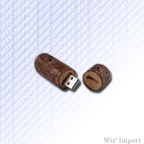 CLÉ USB PUBLICITAIRE BOIS TRONC ARBRE