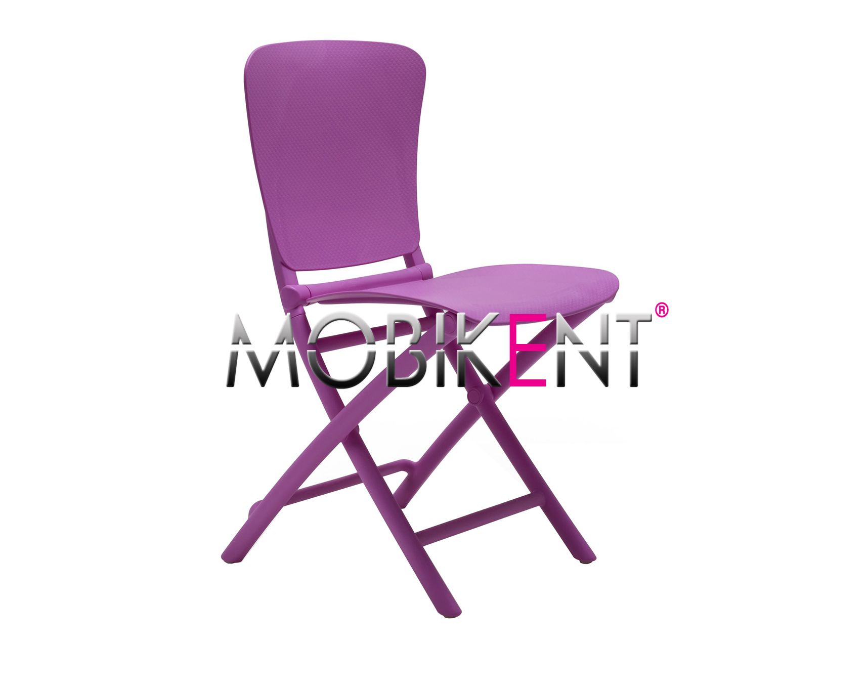 Chaise pliante CN06 - Mobikent - modèle ZAC CLASSIC pour bar et restaurant - en polypropylène fiberglass, traitée anti-UV_0