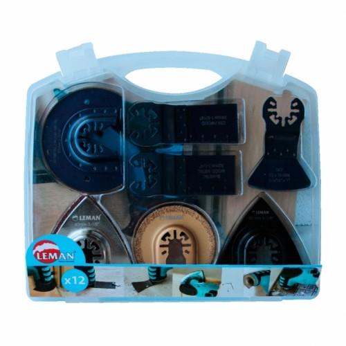 COFFRET 12 ACCESSOIRES MULTI-MATÉRIAUX LEMAN
