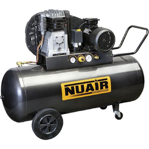 COMPRESSEUR GAMME TECH 3CV B3800 - 3CV 200L - NUAIR