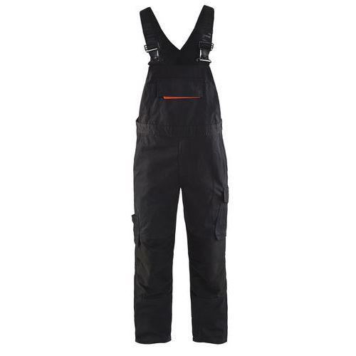 COTTE À BRETELLES STRETCH NOIR/ROUGE TAILLE 48C - BLAKLADER