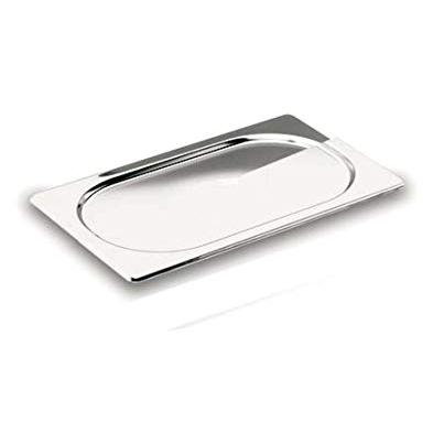 COUVERCLE PLAT GN 1/2 EN INOX 18/10 26.5 X 32.5CM - LACOR - GASTRONORME