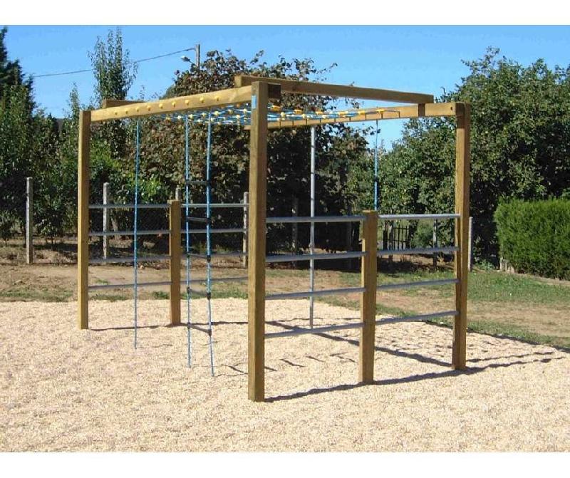 Ensemble d'agrés en bois multi exercices 5 activités 6-12 ans - ENSAG-CI11_0