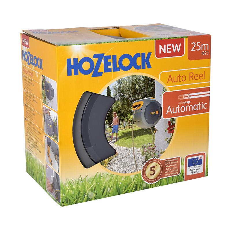 DÉVIDOIR MURAL AUTO REEL AVEC TUYAU DE 25M - HOZELOCK - 24 020 000