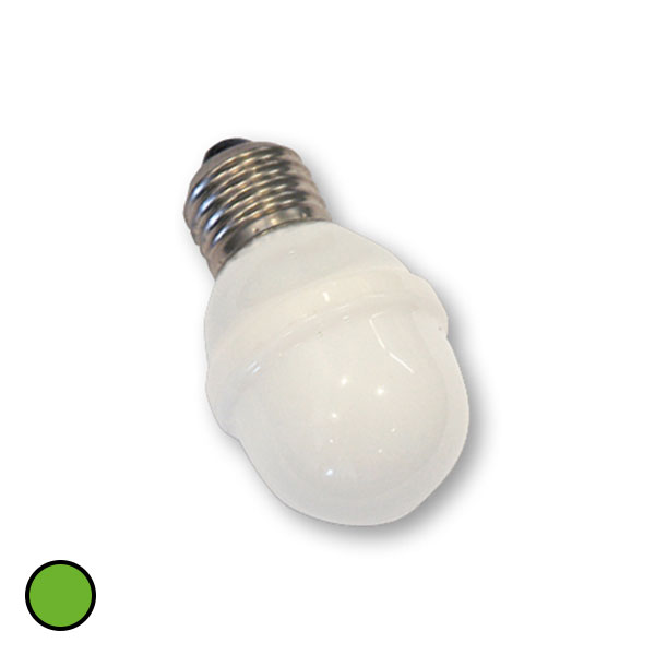 ROTPFEIL E27 AMPOULE BALLE DE GOLF 1 W 5,5 VA VERTE