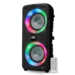 Enceinte Sonorisation Autonome sur batterie à LED - Pickering PANTHER P26 - 300W, Bluetooth USB SD, 4 modes Equaliseurs, Téléco - 3666630009492_0