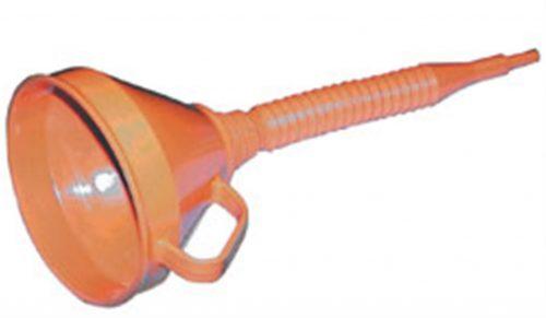 Entonnoir plastique - 160 mm diamètre - bec flexible avec filtre - NeedGarden_0