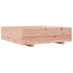 Helloshop26 - Jardinière bac lit surélevé plantes fleurs terrasse jardin 90 x 90 x 26,5 cm bois massif douglas marron 02_0038050 - 3000214036069_0