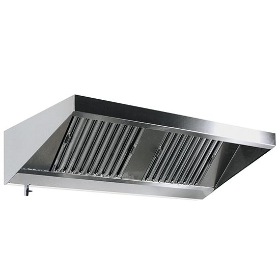 Hotte murale snack avec moteur, éclairage et régulateur de vitesse, 1200x1100 mm - DAA0096_0